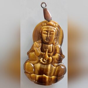 2/15$ Buddha Pendant Tiger Eye Stone